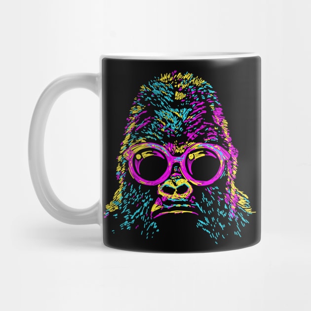 colorful gorilla lines by Mako Design 